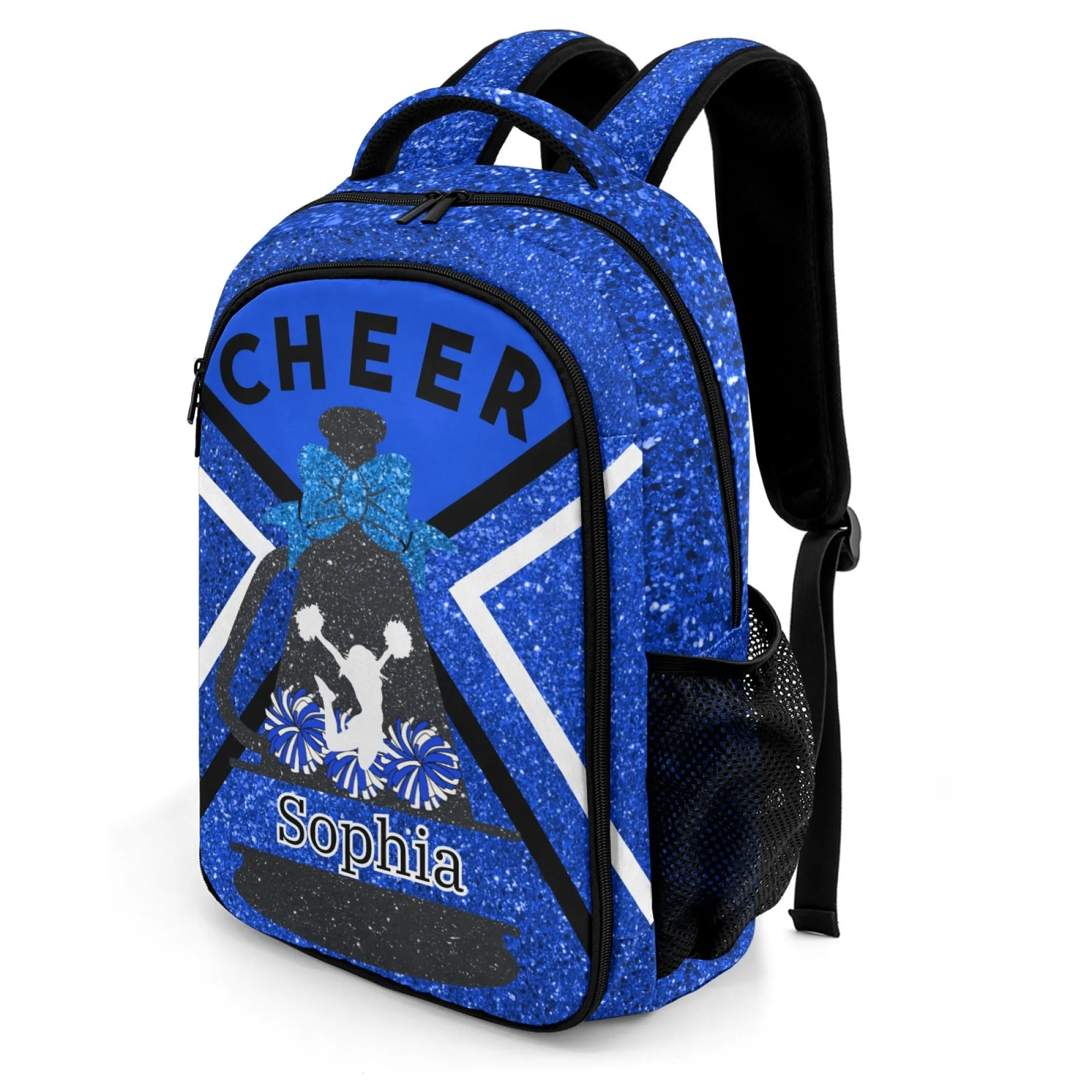 Custom Cheerleader Backpack Name Casual Bag Daypack for Women Men