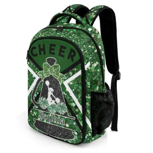 Custom Cheerleader Backpack Name Casual Bag Daypack for Women Men
