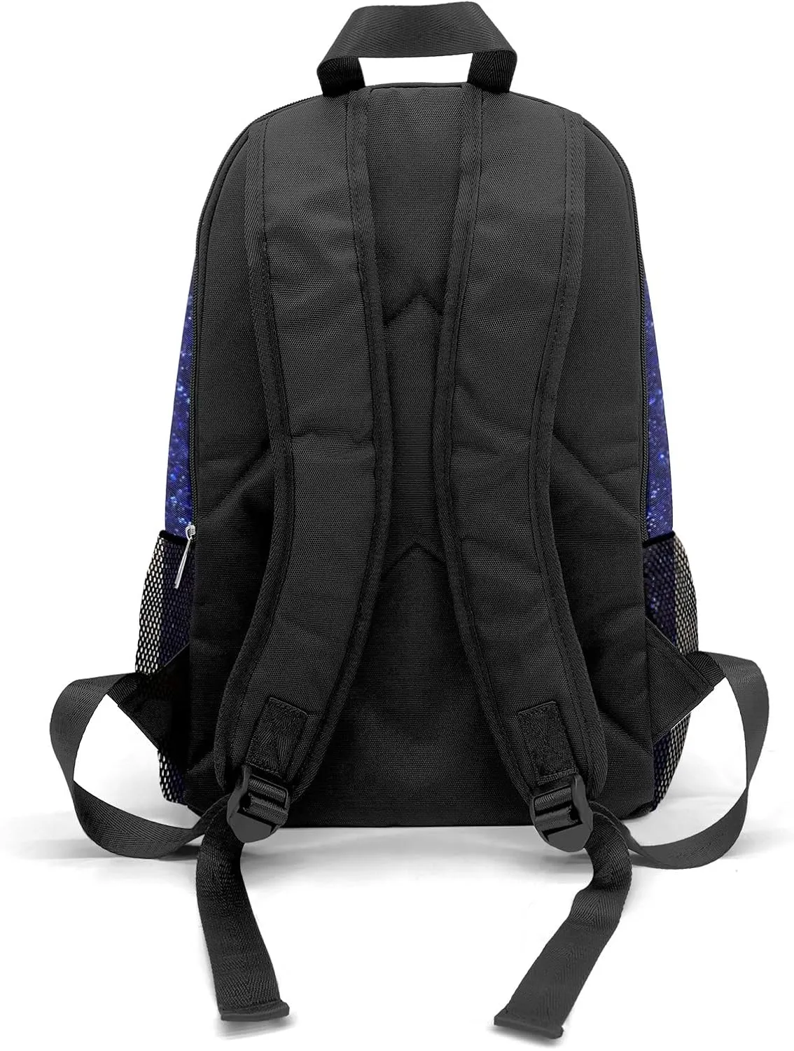 Customized Music Piano Backpack Personalized Name Schoolbag Multipurpose Daypack Sport Casual Travel Bags for Teen Adult Navy Bling Print
