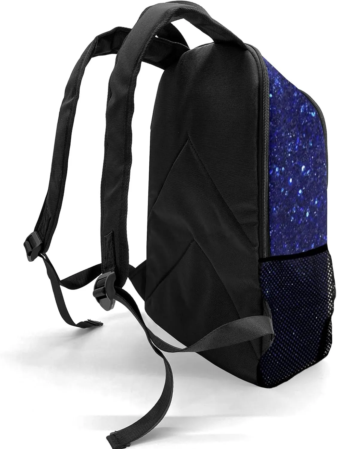 Customized Music Piano Backpack Personalized Name Schoolbag Multipurpose Daypack Sport Casual Travel Bags for Teen Adult Navy Bling Print
