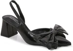 Cynthia - Women’s Block Heel Pointed Toe Slingback
