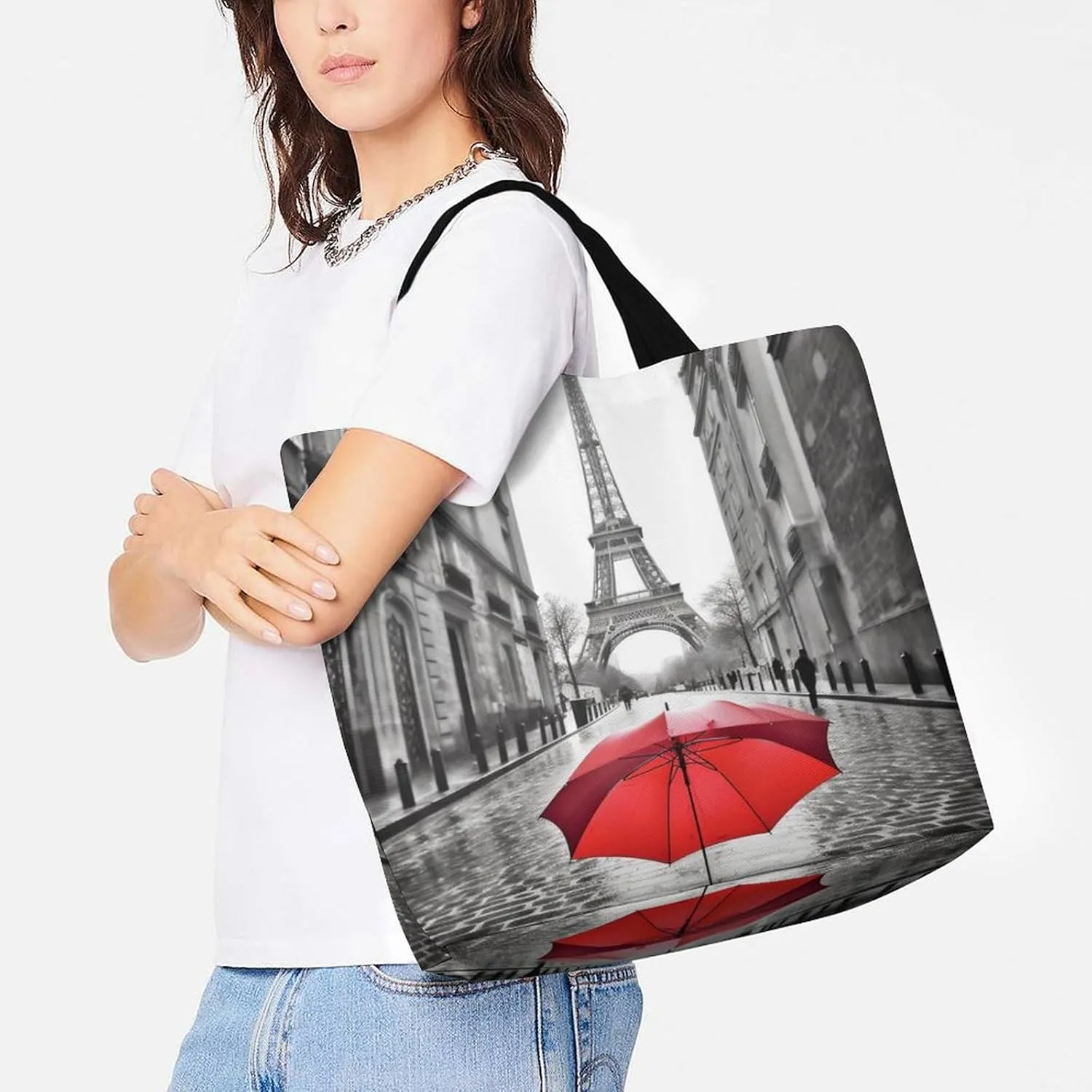 Dachshund Dog Tote Bag for Women Reusable Grocery Shoulder Bags Shopping Bag for Travel, Groceries
