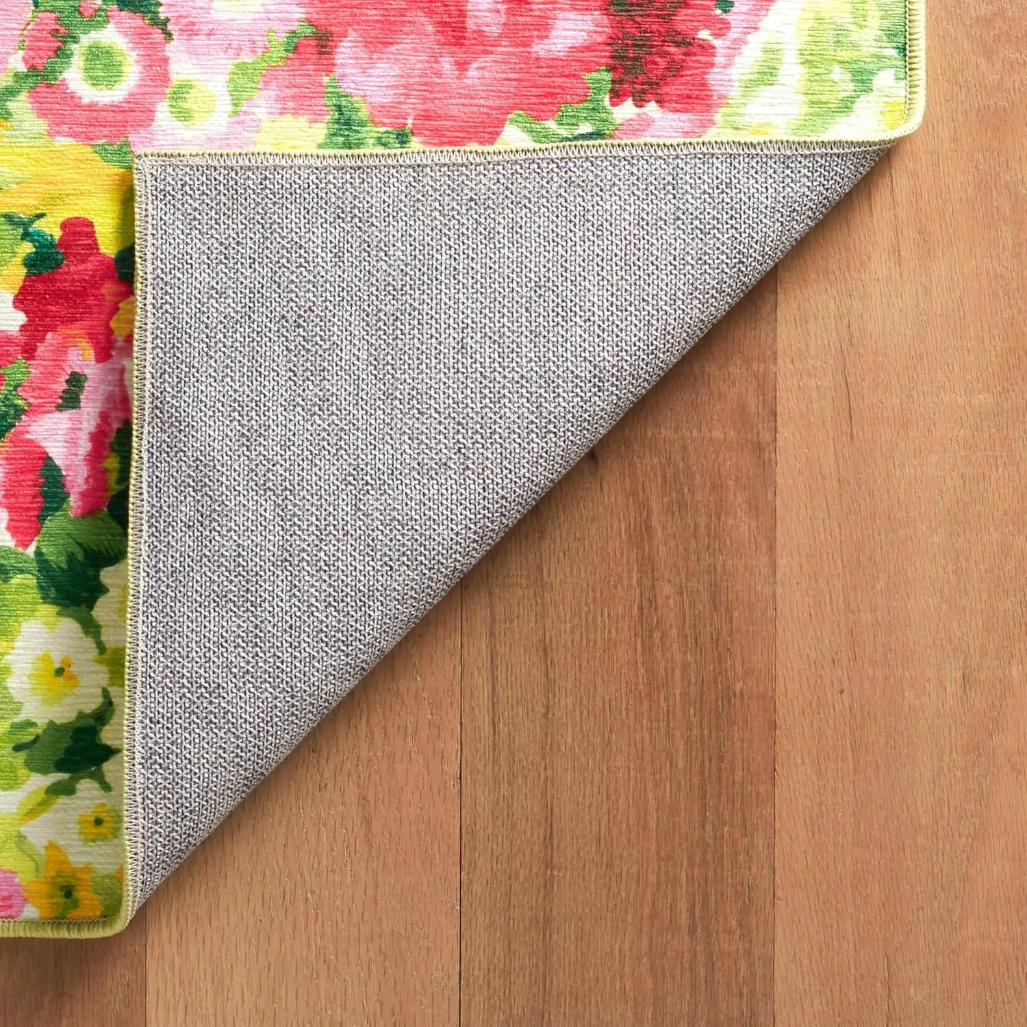 Dash & Albert x Frances Valentine Chamomile Cluster Multi Machine Washable Rug, 5 X 8 Feet, Multi Floral Pattern