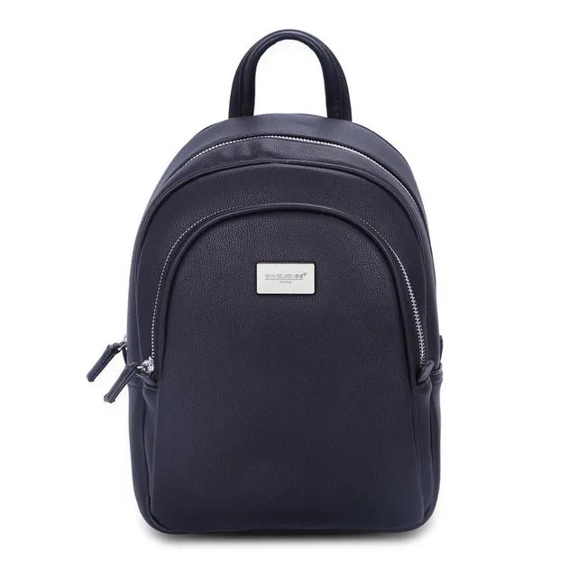 DAVIDJONES  backpack faux leather female shoulder bags