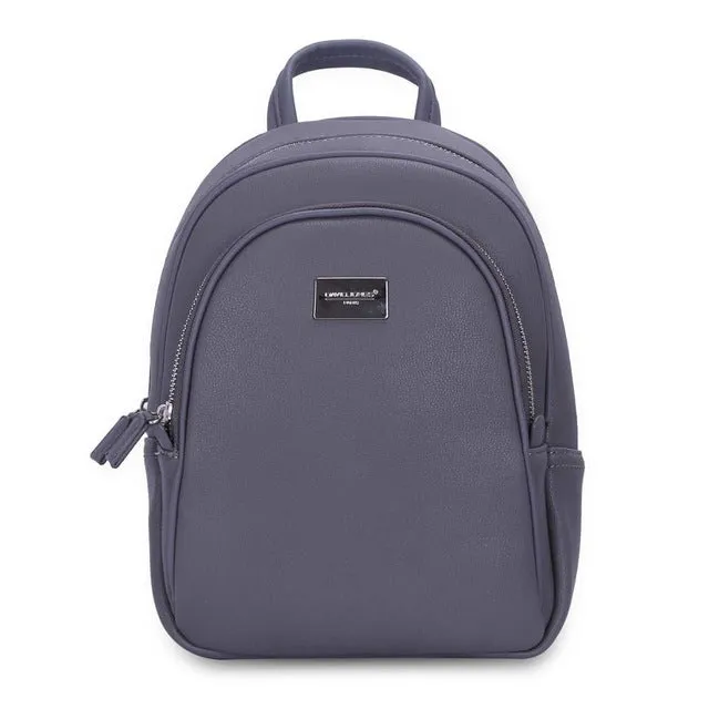 DAVIDJONES  backpack faux leather female shoulder bags