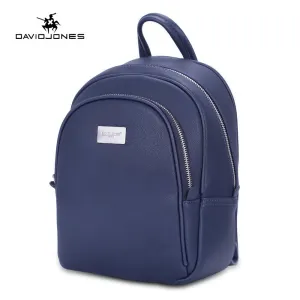 DAVIDJONES  backpack faux leather female shoulder bags