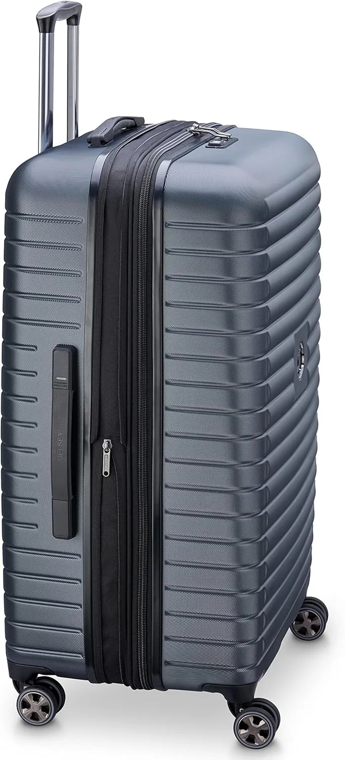 DELSEY PARIS Cruise 3.0 Hardside Expandable Luggage with Spinner Wheels, Graphite, 3 Piece Set (21/24/28)