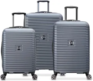 DELSEY PARIS Cruise 3.0 Hardside Expandable Luggage with Spinner Wheels, Graphite, 3 Piece Set (21/24/28)