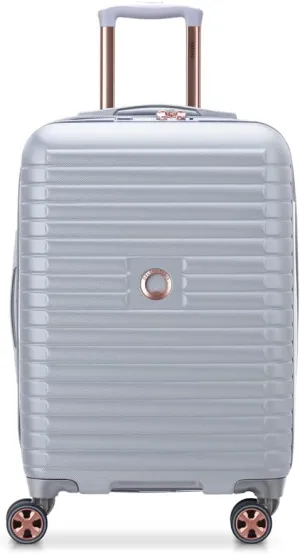 DELSEY PARIS Cruise 3.0 Hardside Expandable Luggage with Spinner Wheels, Platinum, Carry on 21 Inch