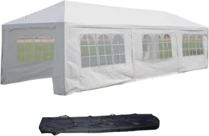 DELTA Canopies 10'x30'/12'x30'/15'x30' PE Wedding Party Tent Gazebo (10'x30' PE Tent)