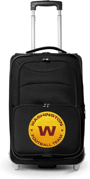 Denco Washington Football Team 21” Rolling Carry-On Luggage- Travel with NFL Licensed Bag- Great for Airports and Trips