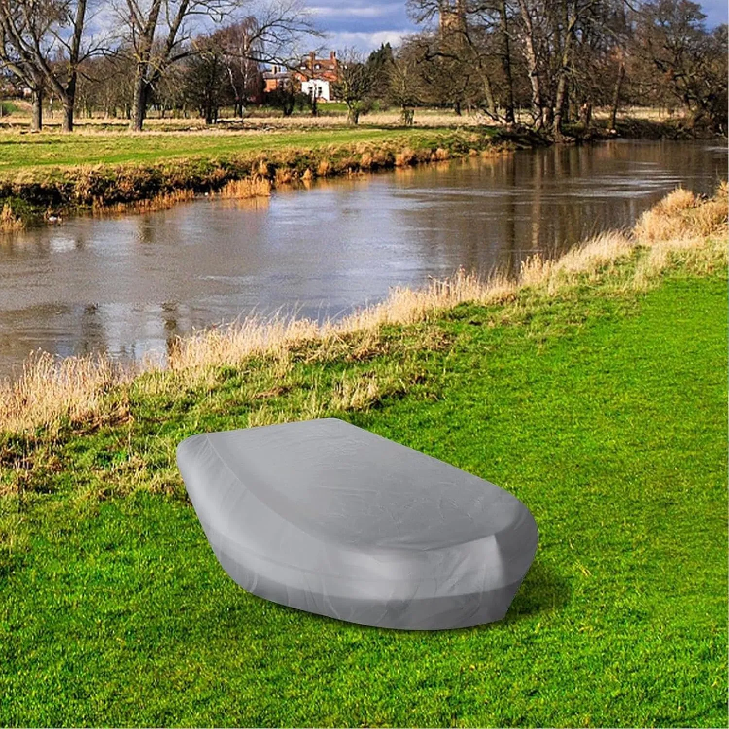 Dinghy Boat Cover 7 Sizes Boat Tarp UV Resistant Dinghy Cover for Small Inflatable and Rigid Inflatable Boats,230 * 165 * 46cm