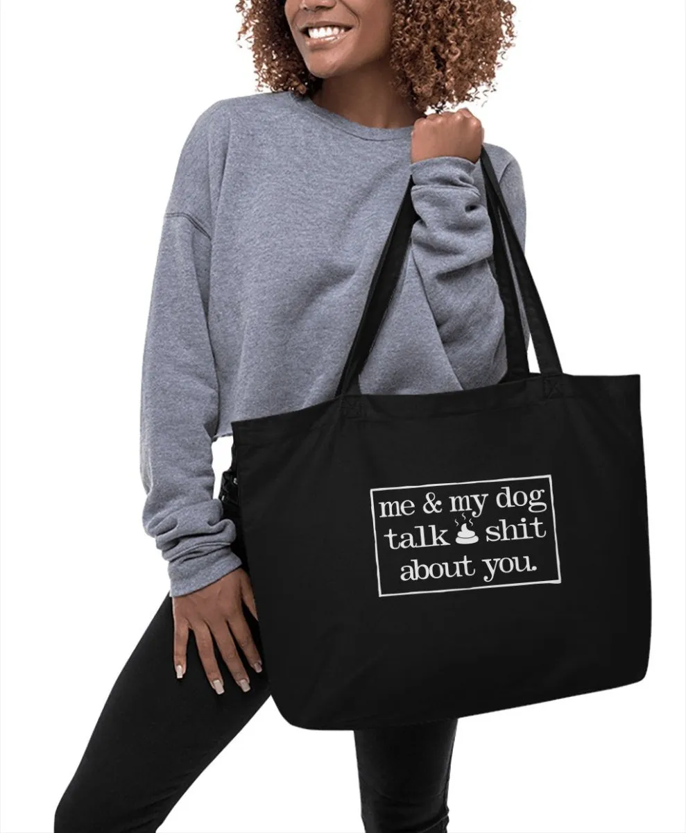 Dog Gossip Squad Tote Bags