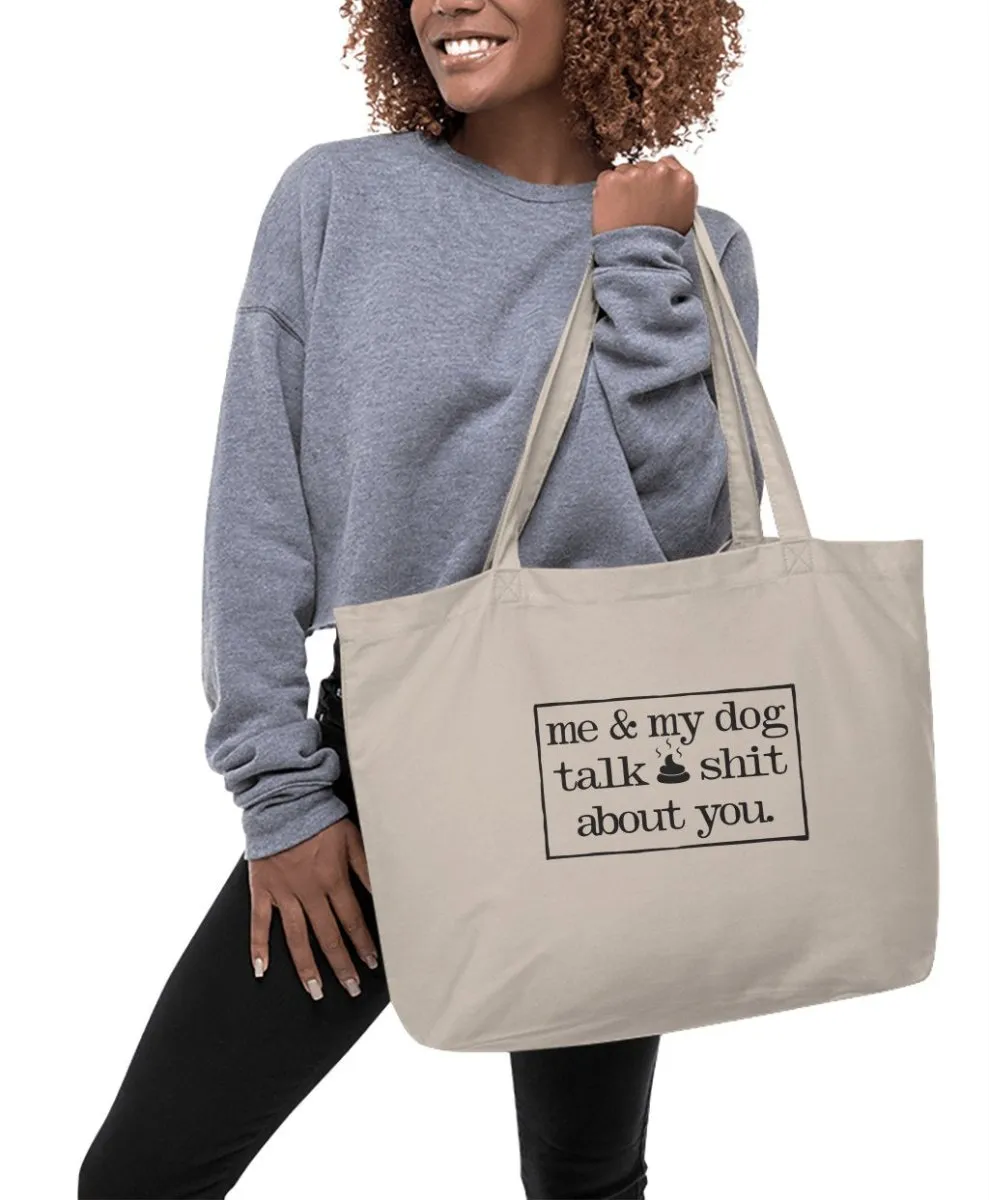 Dog Gossip Squad Tote Bags