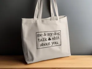 Dog Gossip Squad Tote Bags