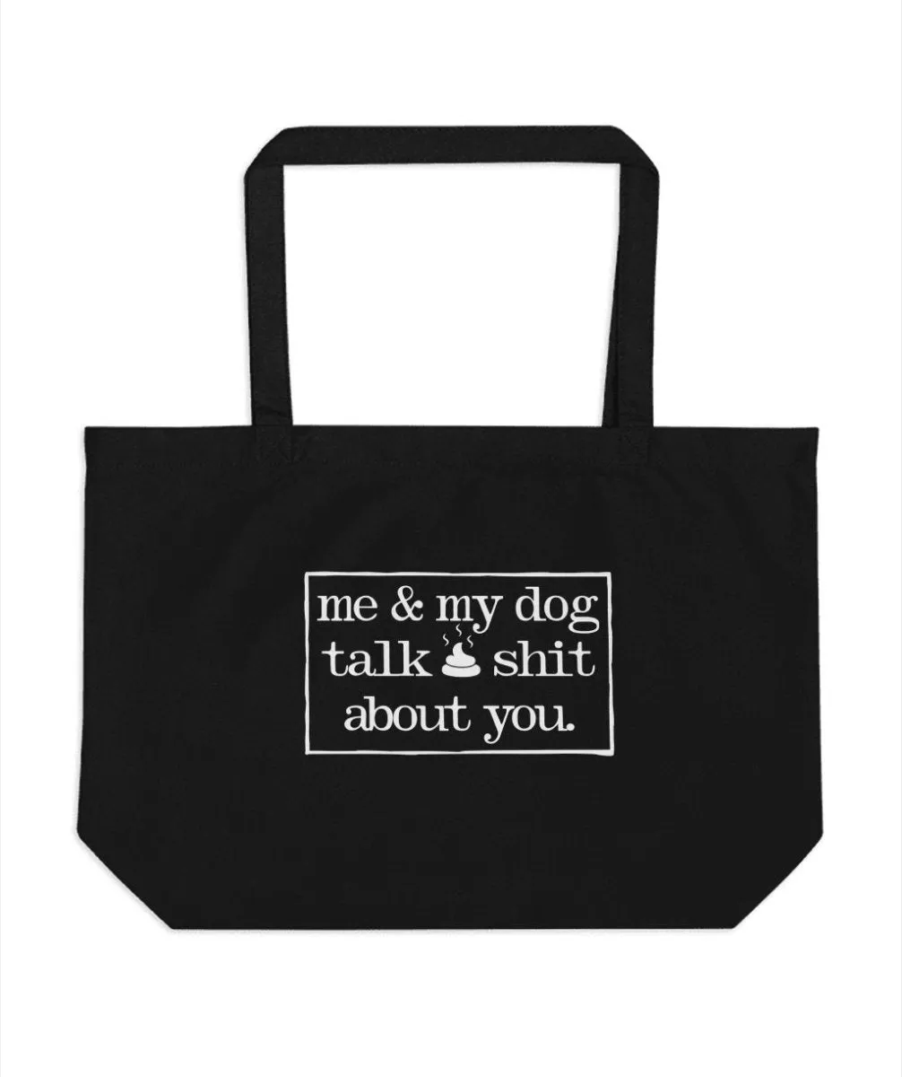 Dog Gossip Squad Tote Bags