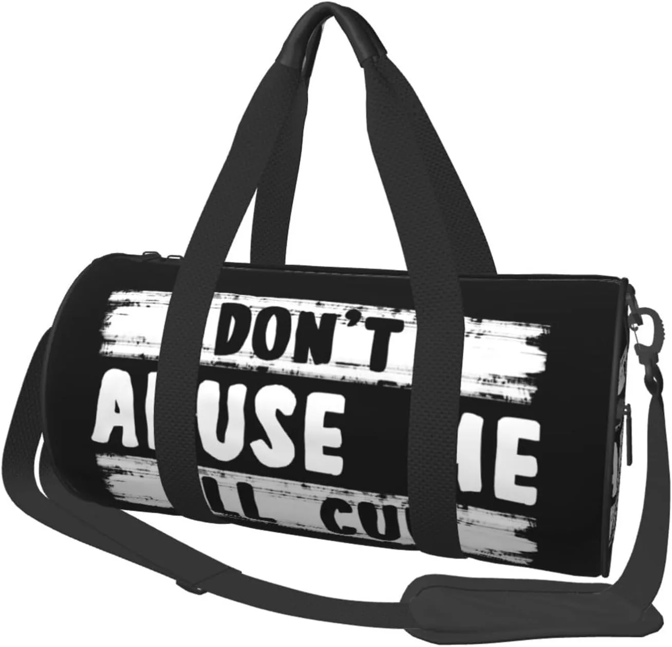 Don'T Abuse Me I'Ll Cum Duffel Bag Gym Bag Travel Sports Tote Large Foldable Beach Swim Yoga1