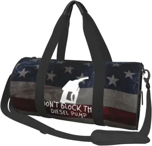 Don'T Block The Diesel Pump Duffel Bag Gym Bag Travel Sports Tote Large Beach Swim Yoga6