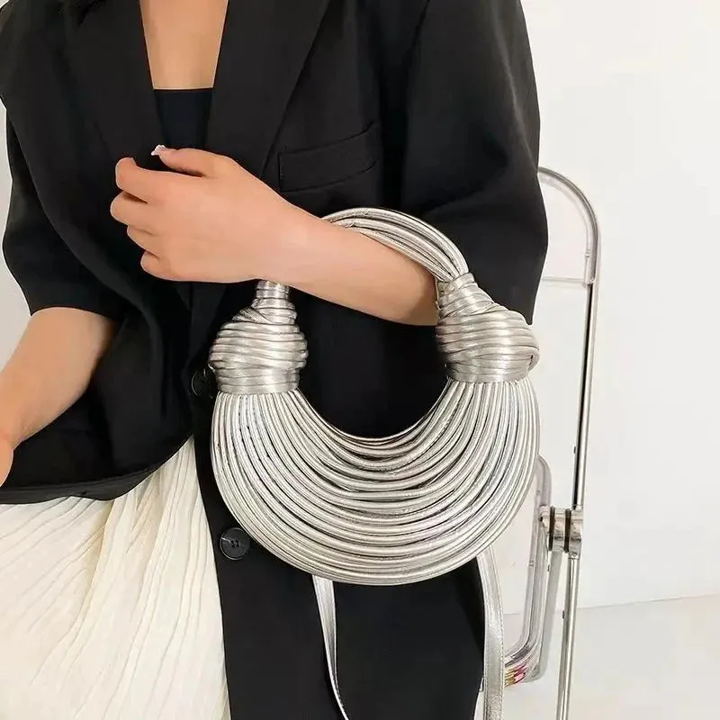 Door-to-door delivery Clutch Luxury Rope First-dibs sale Gold