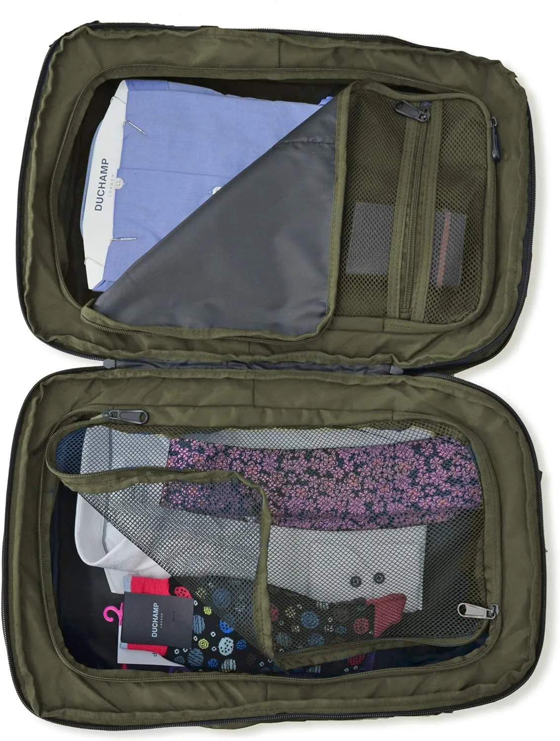 Duchamp Getaway Expandable Carry-On Backpack Suitcase