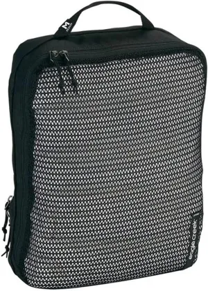 Eagle Creek Pack-It Reveal Small Clean/Dirty Packing Cubes for Travel - Durable and Ultra-Lightweight with Water-Resistant Ripstop Fabric and Internal Divider, Black