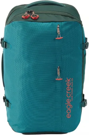 eagle creek Tour Travel Backpack 55L S/M - Durable and Expandable with Ergonomic Fit, Laptop Pocket, and Lockable Zippers, Arctic Seagreen