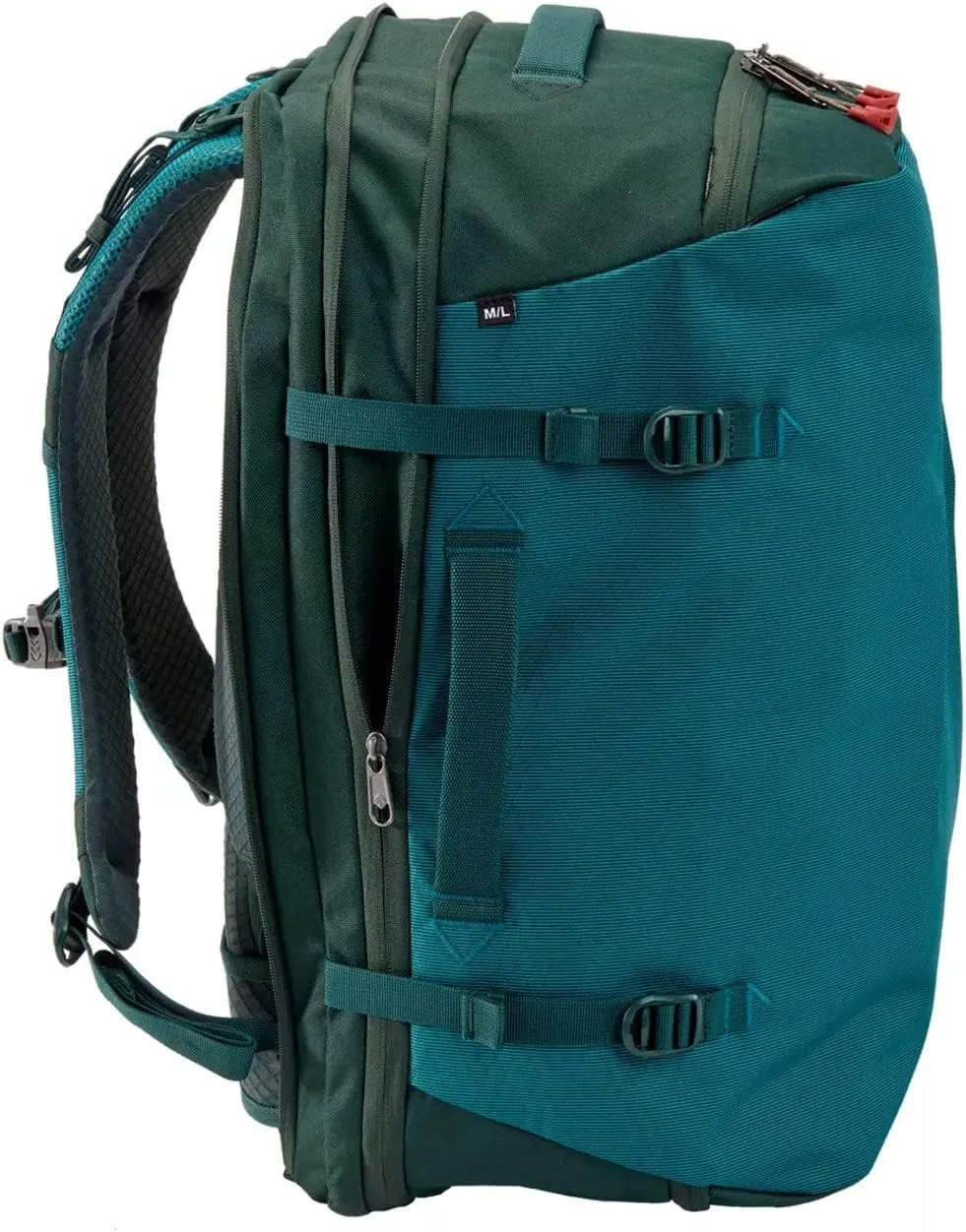 eagle creek Tour Travel Backpack 55L S/M - Durable and Expandable with Ergonomic Fit, Laptop Pocket, and Lockable Zippers, Arctic Seagreen
