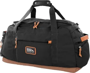 Eddie Bauer Bygone Duffel Weekend Travel | Lightweight | Rugged Polyester/Nylon | U-Shaped Main Compartment, Black, 45L