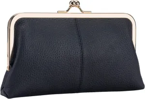 Evening Bag Female Wallet PU Leatner Kiss Lock Clutch Purse for Women for Party