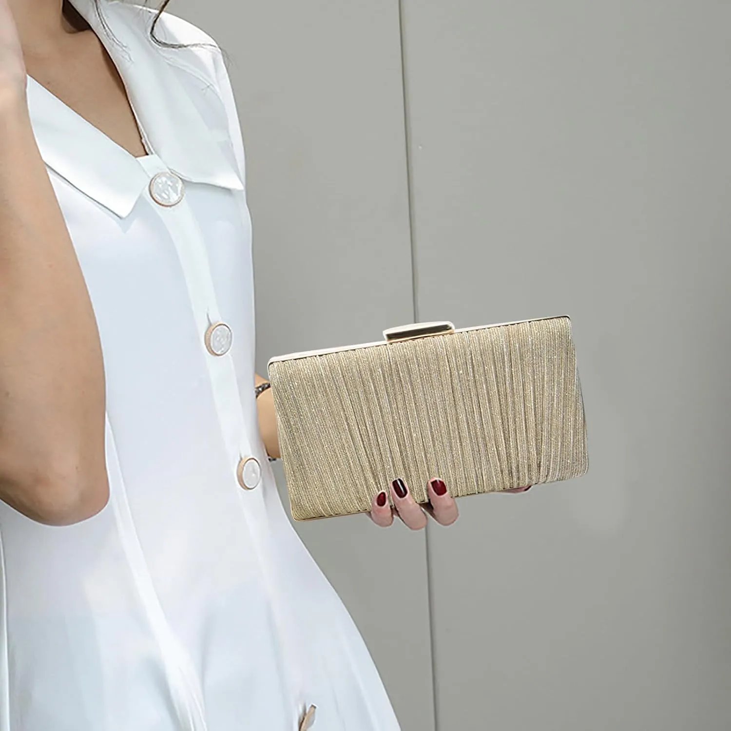 Evening Clutch Purses - Women's Evening Bag Party Purses Handbag for Cocktail/Prom/Party/Wedding/Formal