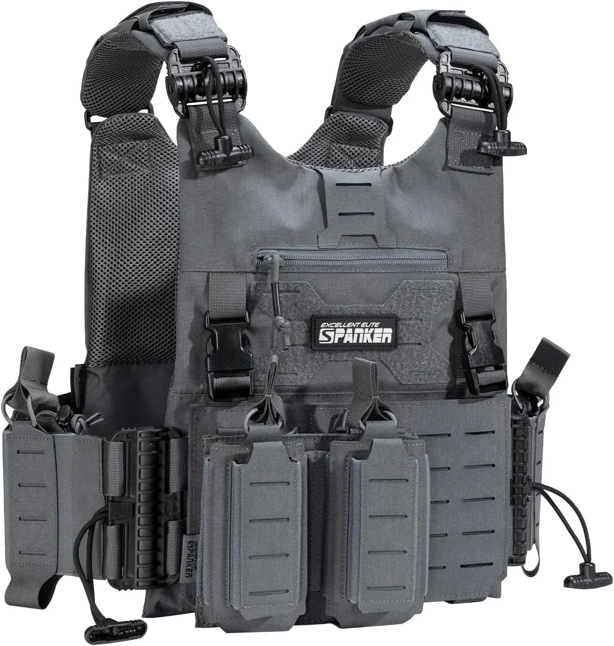 EXCELLENT ELITE SPANKER Tactical Open-Top Single/Double/Triple Molle Mag Pouch for Pistol Mag Pouch Tactical Bag Accessories Holder