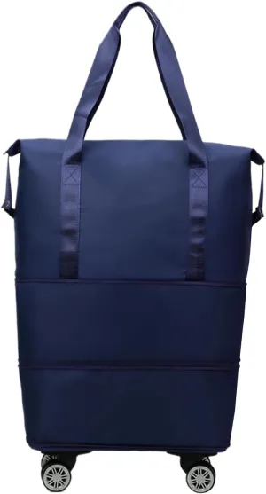 Expandable Luggage | Lightweight Travel Bag With Wheels | Foldable Suitcase | Rolling Large Capacity Travel Organizer For Business Trip, Weekend Vacation, Family Holiday, Portable Gear