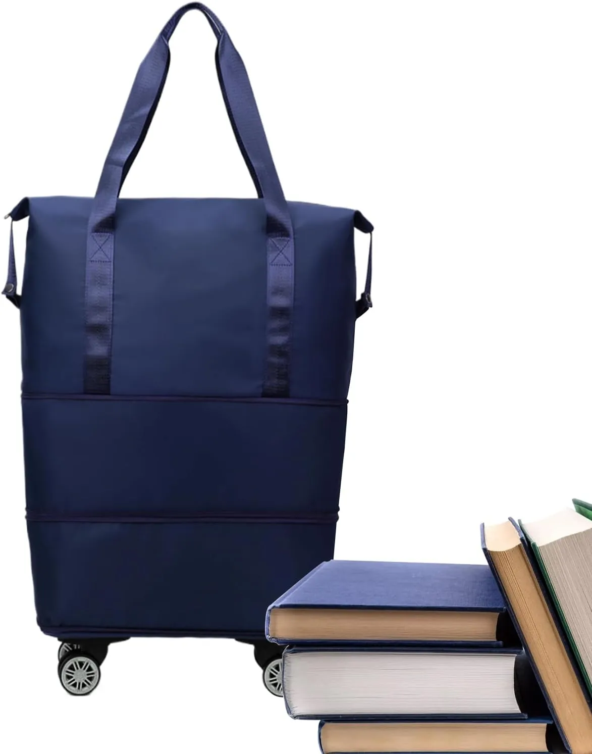 Expandable Luggage | Lightweight Travel Bag With Wheels | Foldable Suitcase | Rolling Large Capacity Travel Organizer For Business Trip, Weekend Vacation, Family Holiday, Portable Gear
