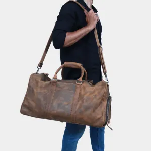 Eyre Brown Leather Duffle