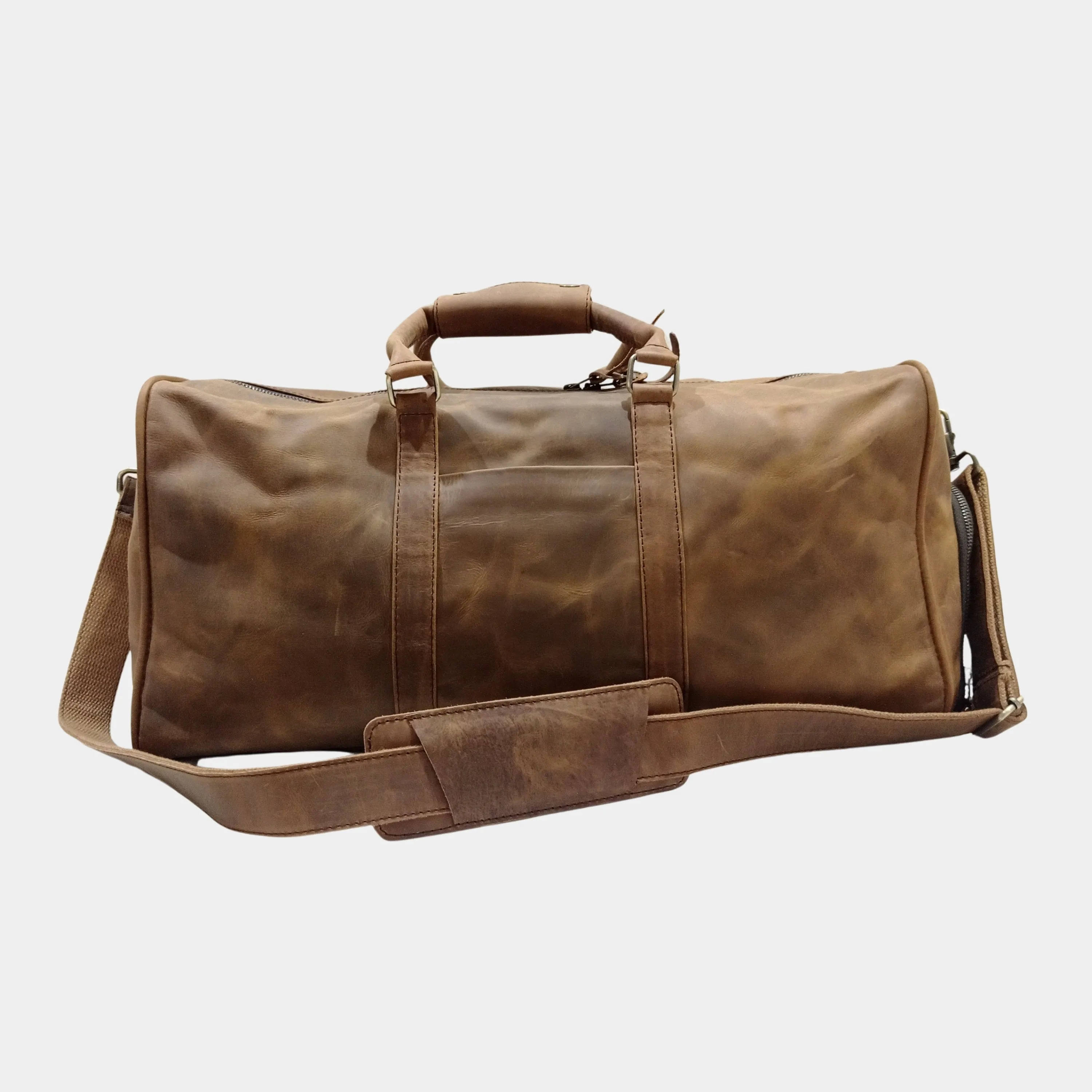 Eyre Brown Leather Duffle