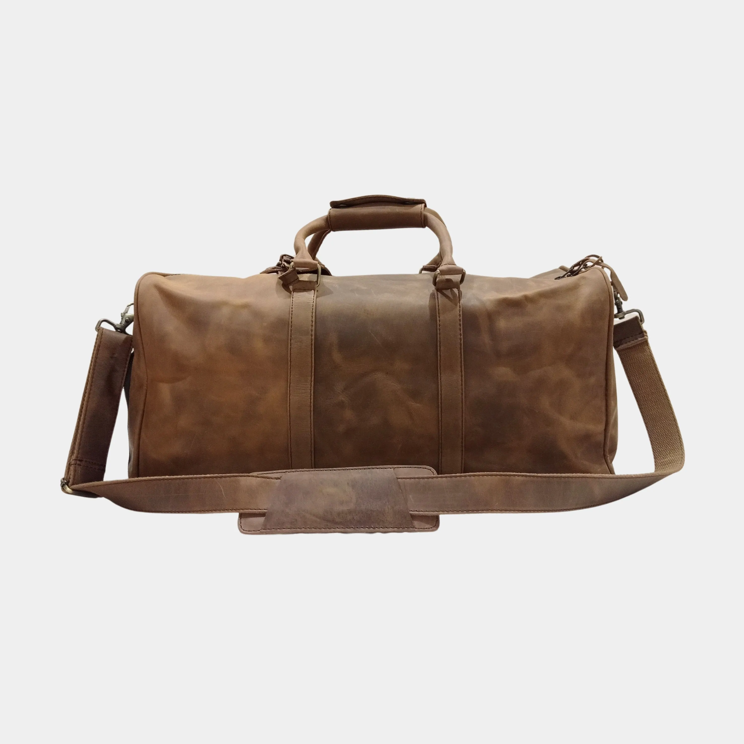 Eyre Brown Leather Duffle