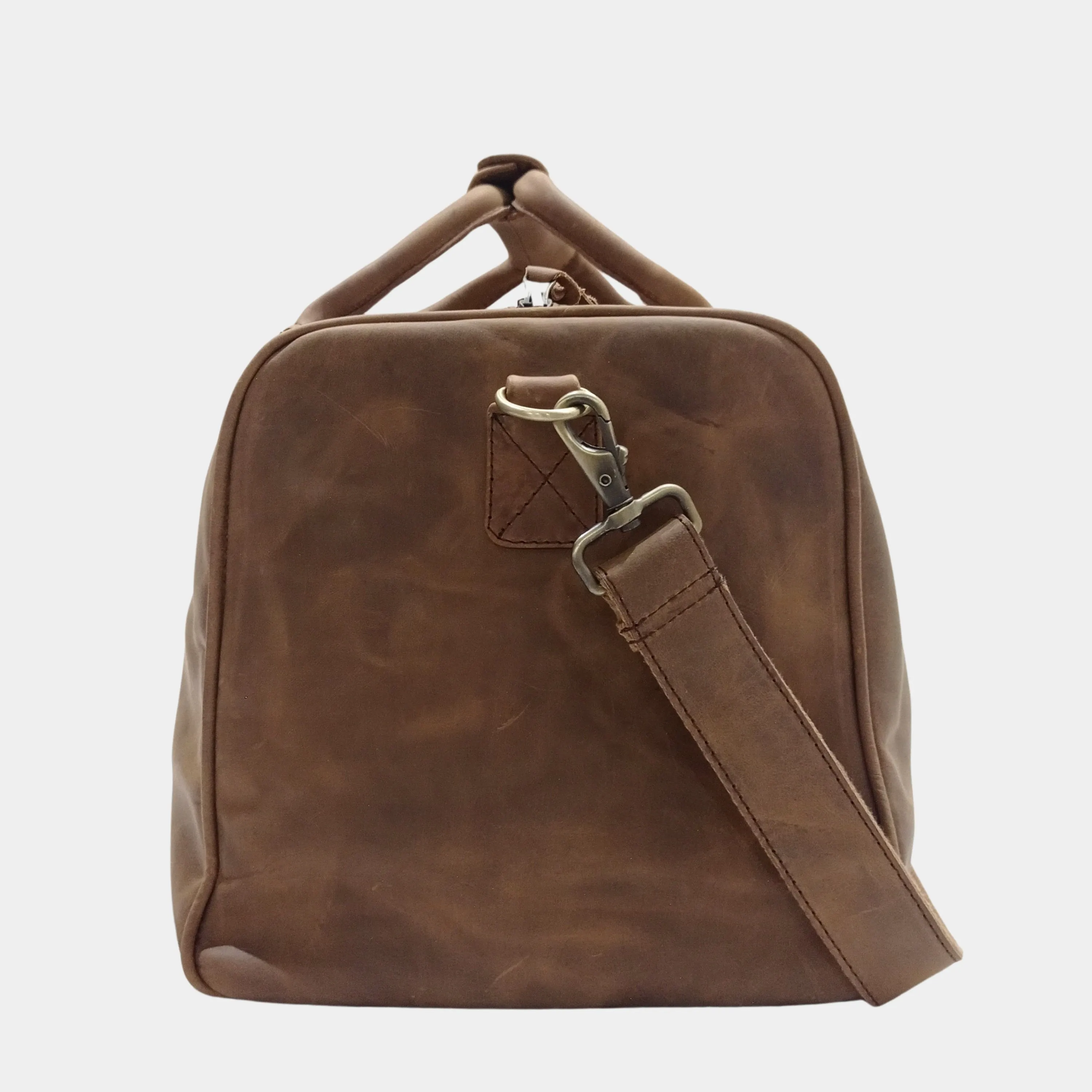 Eyre Brown Leather Duffle