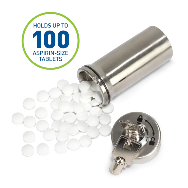 Ezy Dose® Stainless Steel Locking Container