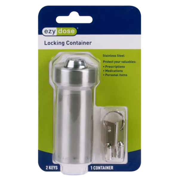 Ezy Dose® Stainless Steel Locking Container