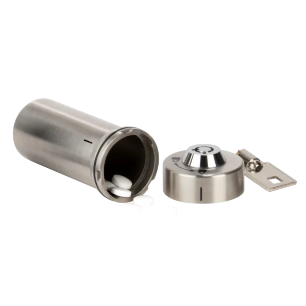Ezy Dose® Stainless Steel Locking Container