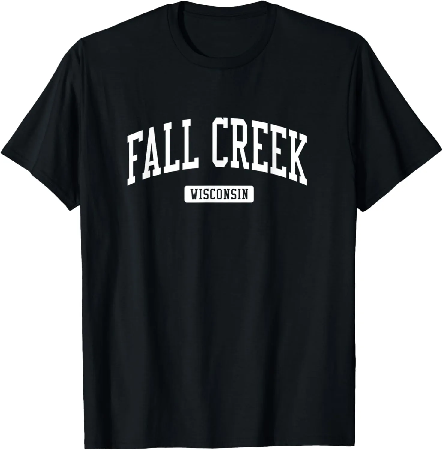 Fall Creek Wisconsin WI Vintage Athletic Sports Design T-Shirt