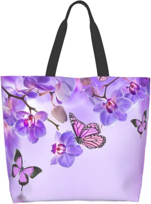 Famame Canvas Tote Bag Large Women Casual Shoulder Bag Handbag Reusable Multipurpose Shopping Grocery Bag For Outdoors…