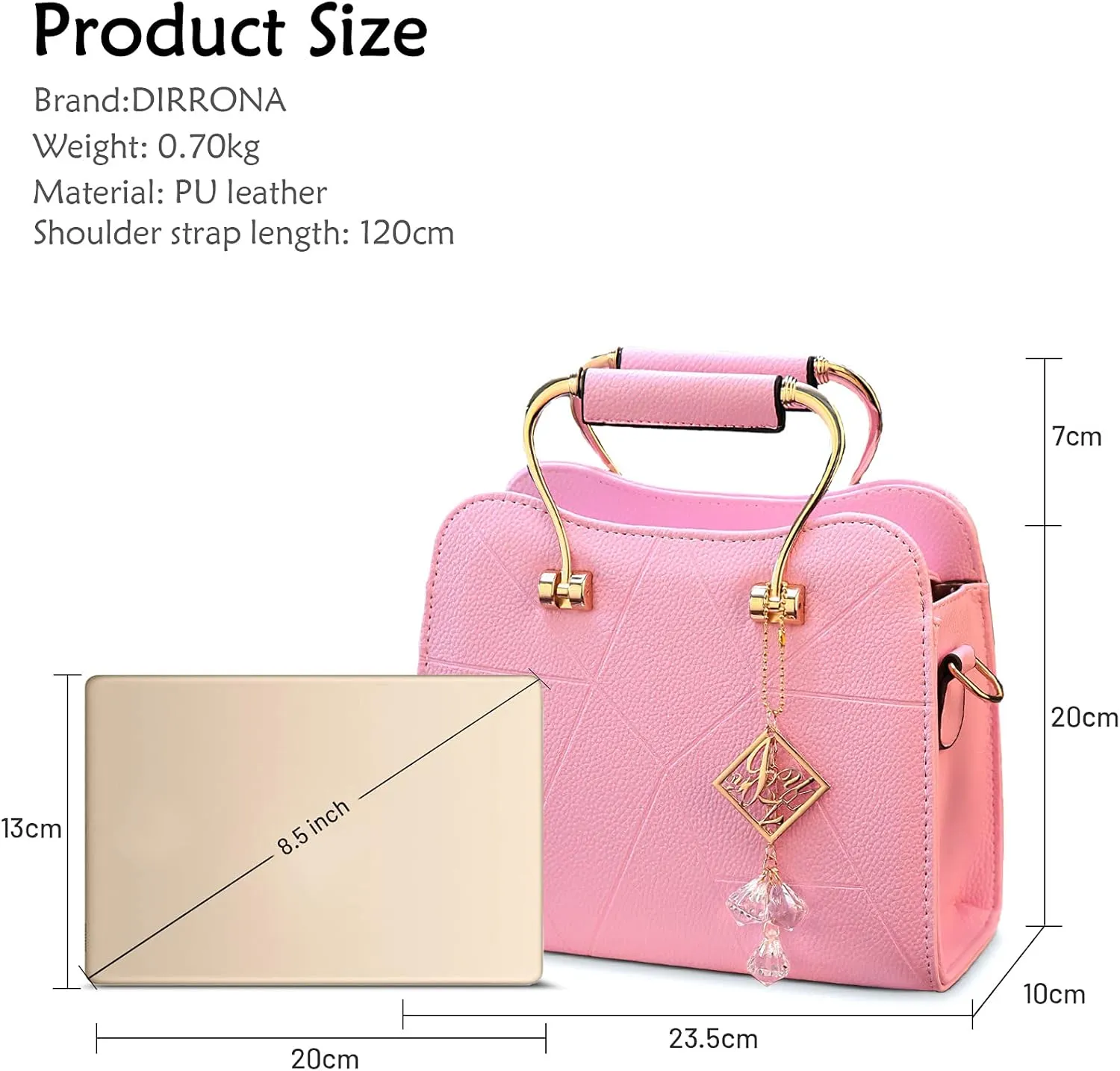 Fashion Womens Shoulder Bag Ladies Handbag Small Ornaments Lightweight