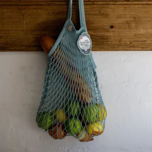 Filt French String Bag Long Handle Aqua Blue