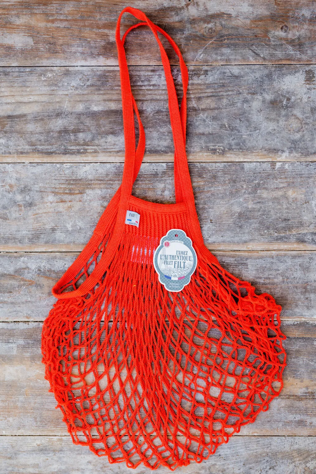Filt French String Bag Long Handle Rouge Anemone