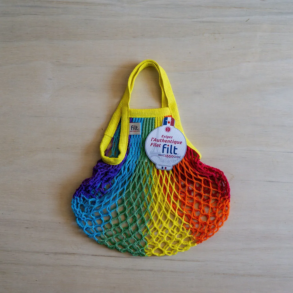 Filt French String Bag Petit Rainbow