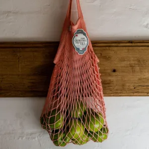 Filt French String Bag Short Handle Baby Pink