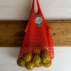 Filt French String Bag Short Handle Rouge Anemone
