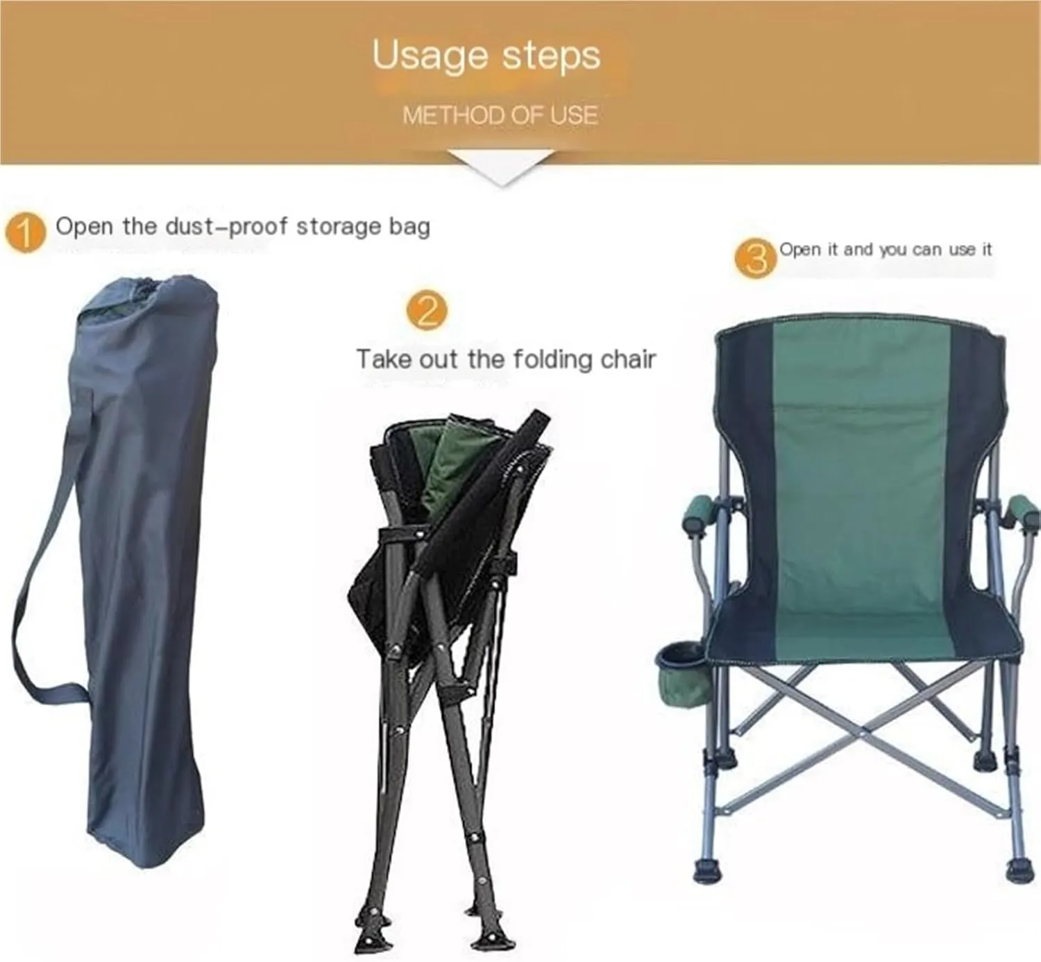 Fishing Chair Camping Folding Chair Portable Stall High Back Chair Folding Chair Green Blue Black Camouflage(Blue)