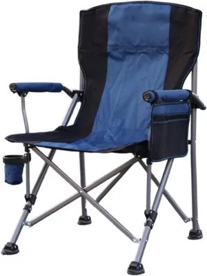 Fishing Chair Camping Folding Chair Portable Stall High Back Chair Folding Chair Green Blue Black Camouflage(Blue)